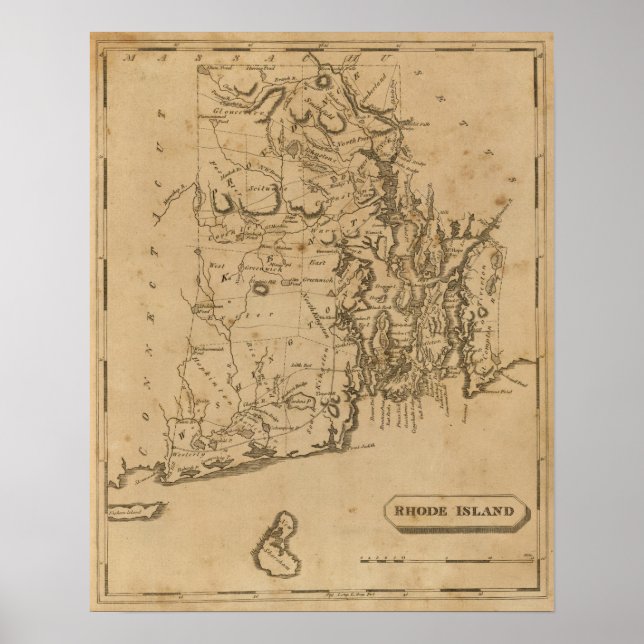 Pôster Rhode Island 4 (Frente)