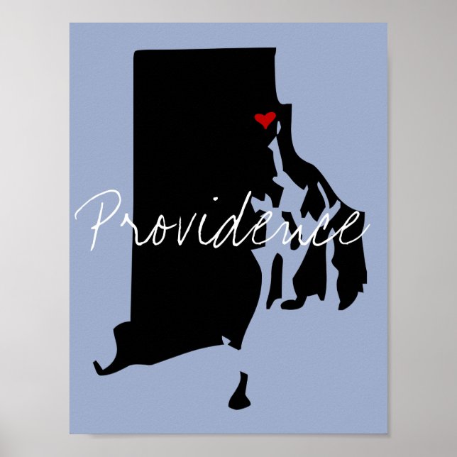 Poster Rhode Island Town (Frente)