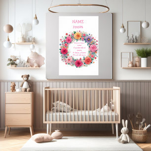 Poster Rhyme de enfermaria "Anel a Ring O Rosas" personal