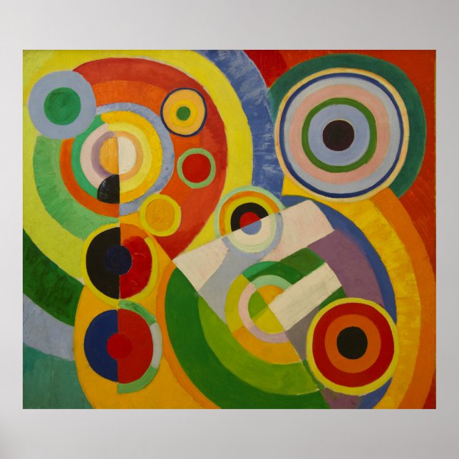 Pôster Rhythm Joie de vivre por Robert Delaunay 1930 (Frente)