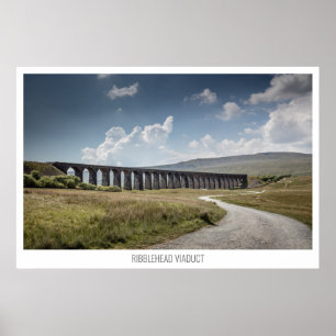 Poster Ribblehead Viaduct, Ribblehead, Yorkshire, Inglate