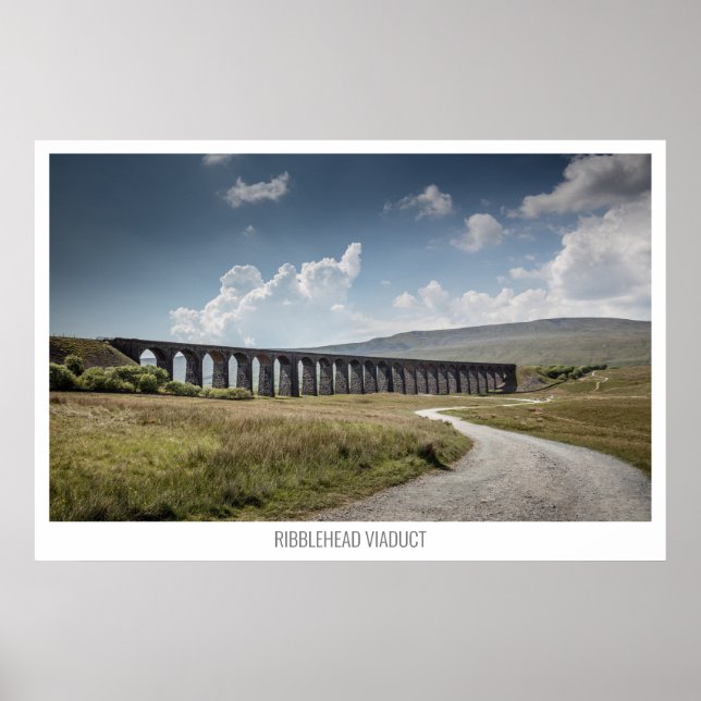 Poster Ribblehead Viaduct, Ribblehead, Yorkshire, Inglate (Frente)
