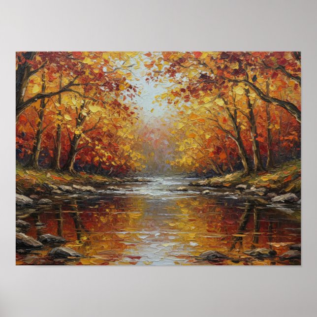 Poster Ribeiro do Outono Dourado (Frente)