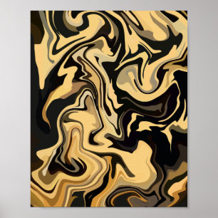 Poster Rich Brown suga matizes com matizes Ouros