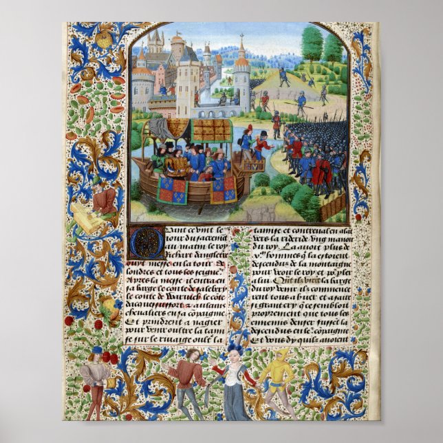 Poster Richard II da Inglaterra encontra os rebeldes (Frente)