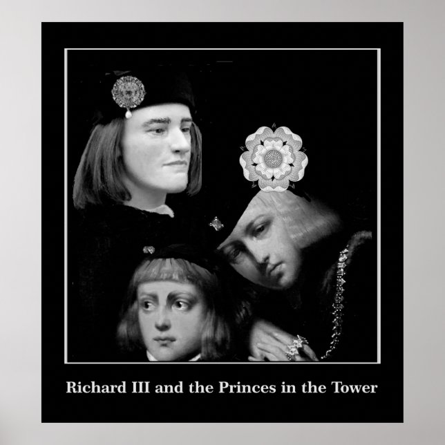 Pôster Richard III e os príncipes na torre (Frente)
