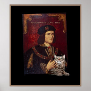 Poster Richard III e seu gato