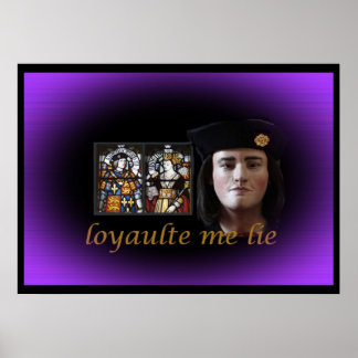 Pôster Richard III em roxo real