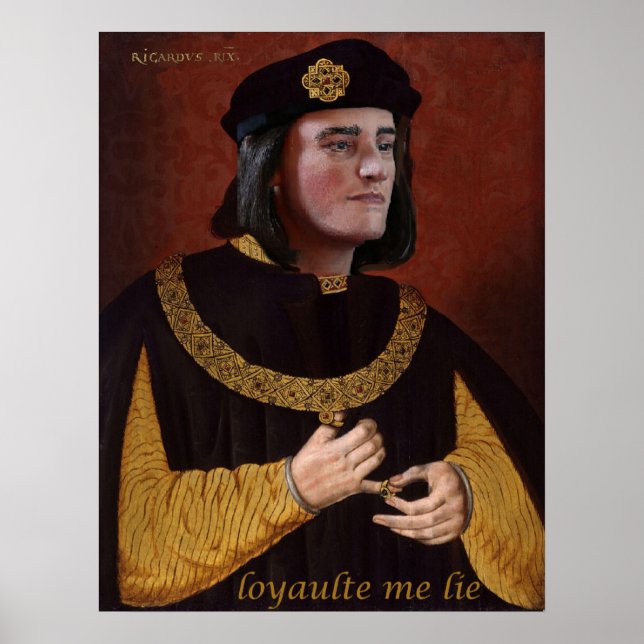 Pôster Richard III ganha uma nova cabeça (sua!) (Frente)