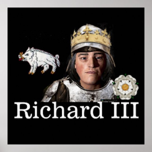 Pôster Richard III na armadura (Frente)