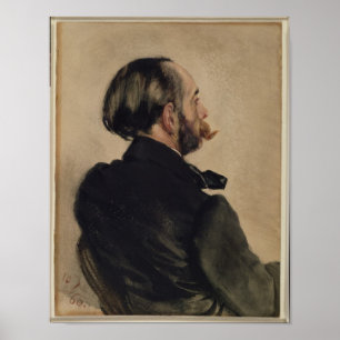Pôster Richard, irmão do artista, 1860