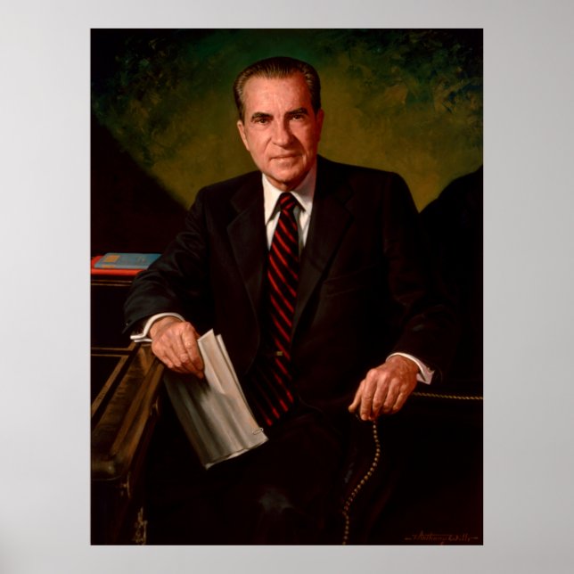 Pôster RICHARD M. NIXON por James Anthony Wills (Frente)