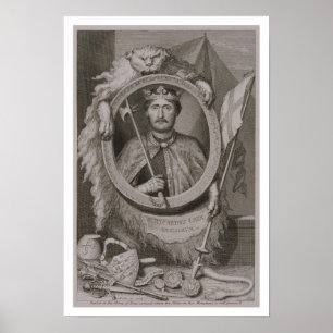 Pôster Richard mim de "1157-99) reis Coeur de Leão" (de