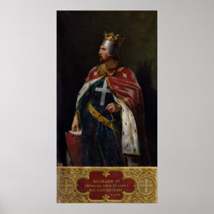 Poster Richard mim o rei de Lionheart de Inglaterra, 1841