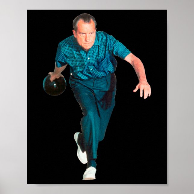 Poster Richard Nixon Boliche  (Frente)