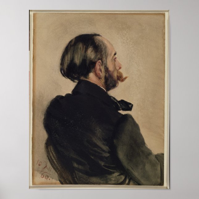 Pôster Richard, o Irmão do Artista, 1860 (Frente)