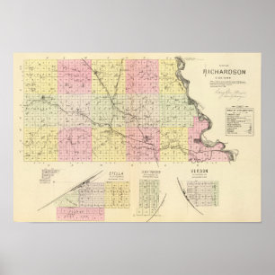 Pôster Richardson County, Nebraska