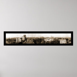 Pôster Richmond, foto 1912 da skyline do VA