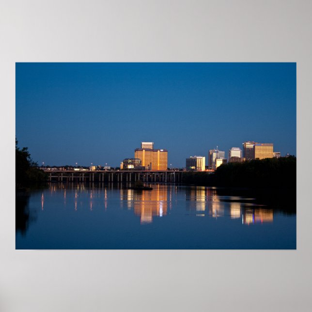 Poster Richmond, VA  River City (Frente)