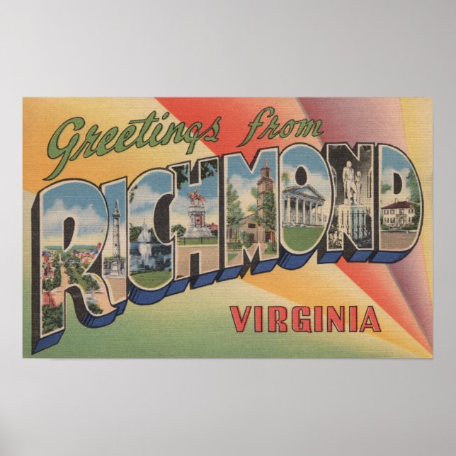 Poster Richmond, Virgínia - Cenas Grandes (Frente)