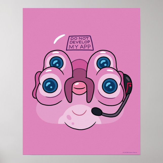 POSTER RICK AND MORTY™ | DO NOT DEVELOP MY APP (Frente)