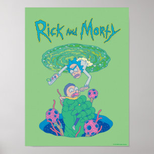 Poster RICK AND MORTY™   Portal Rescue