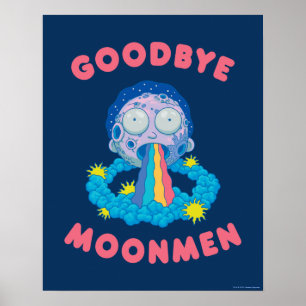 Poster RICK E MORTY™   Adeus, Moonmen