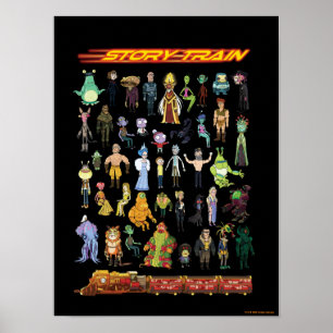 Poster RICK E MORTY™ Comboio