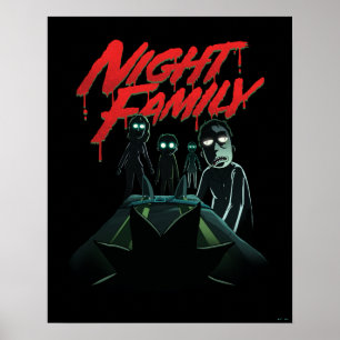 Poster RICK E MORTY™   Família Noturna