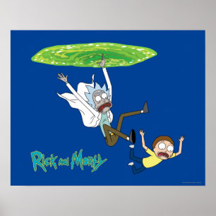 Poster RICK E MORTY™ Fim Do Portal