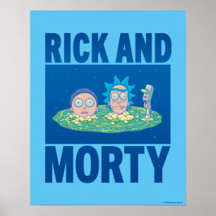 Poster RICK E MORTY™ Pequim Através Do Portal