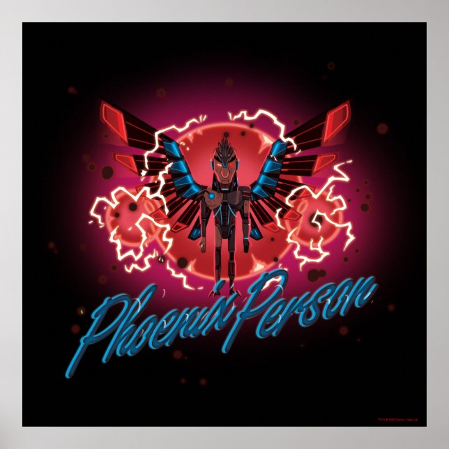 Poster RICK E MORTY™ | Pessoa Phoenix (Frente)