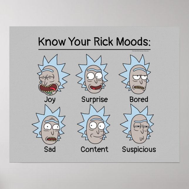 POSTER RICK E MORTY™ | RICK (Frente)