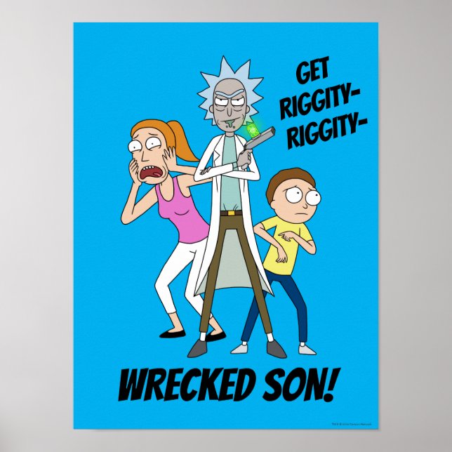 Poster RICK E MORTY™ | Rick, Morty e Verão (Frente)