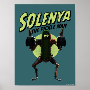 Poster RICK E MORTY™  Solenya - O Homem-Picles
