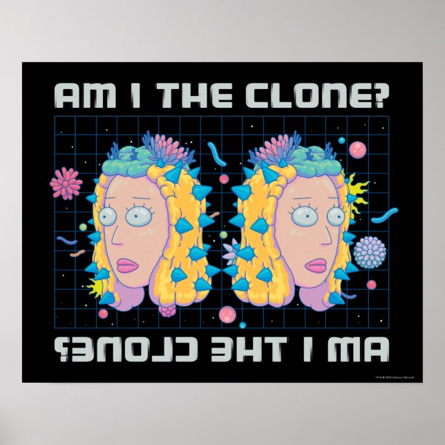 Poster RICK E MORTY™ | Sou O Clone? (Frente)