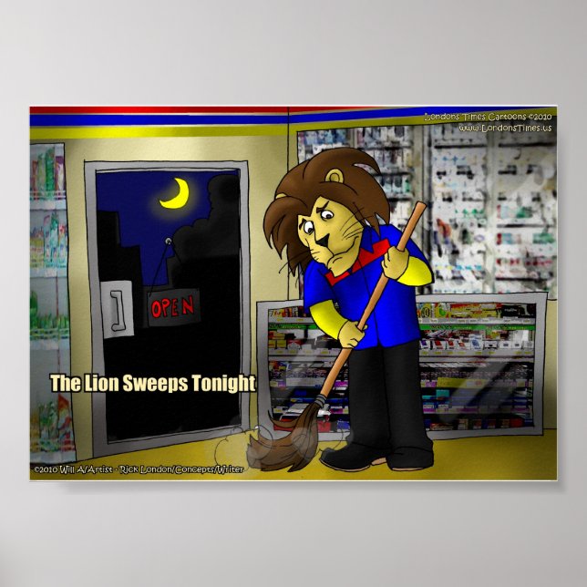 Poster Rick London "Lion Sweets Tonight" (Frente)