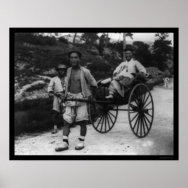 Poster Rickshaw coreano Aristocrat 1910 (Frente)