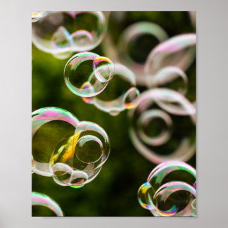 Poster rico de bolhas