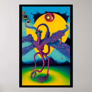 Poster Rico sem voo - Ken Gage Art