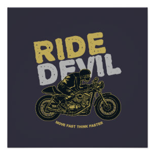 Pôster Ride Devil: Mexa-se Rápido, Pense Mais Rápido!