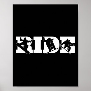 Poster Ride Snowboarder