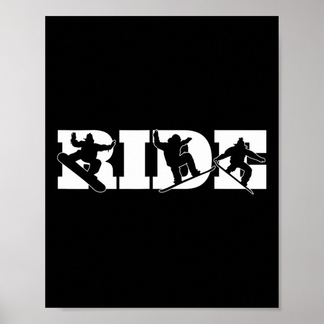 Poster Ride Snowboarder (Frente)