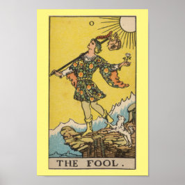 Poster Rider Waite Smith Tarot: O Bobo