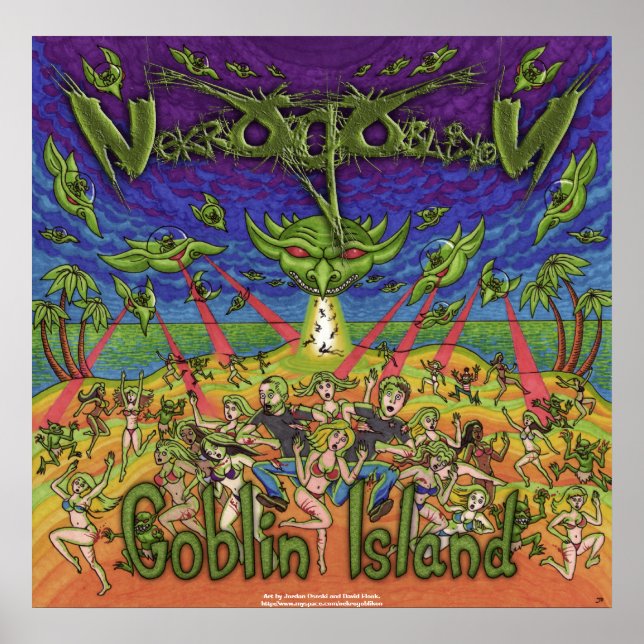 Poster Ridiculamente grande "Ilha Goblin" (Frente)