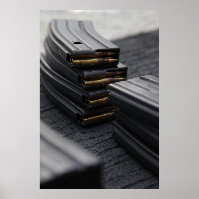 Pôster Rifle Magazines (Frente)