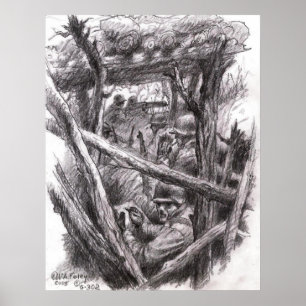 Pôster Rifleman do artista de esboço