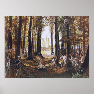 Poster Riflemen em Saratoga