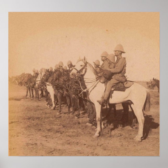 Poster Rifles Montados Australianos (Frente)