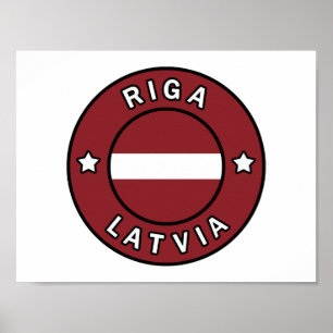 Poster Riga Latvia
